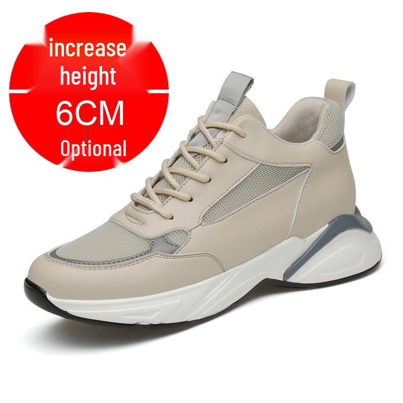 Men s 8cm Height Increasing Casual Running Shoes - Trendy, Breathable Autumn Fashion 43