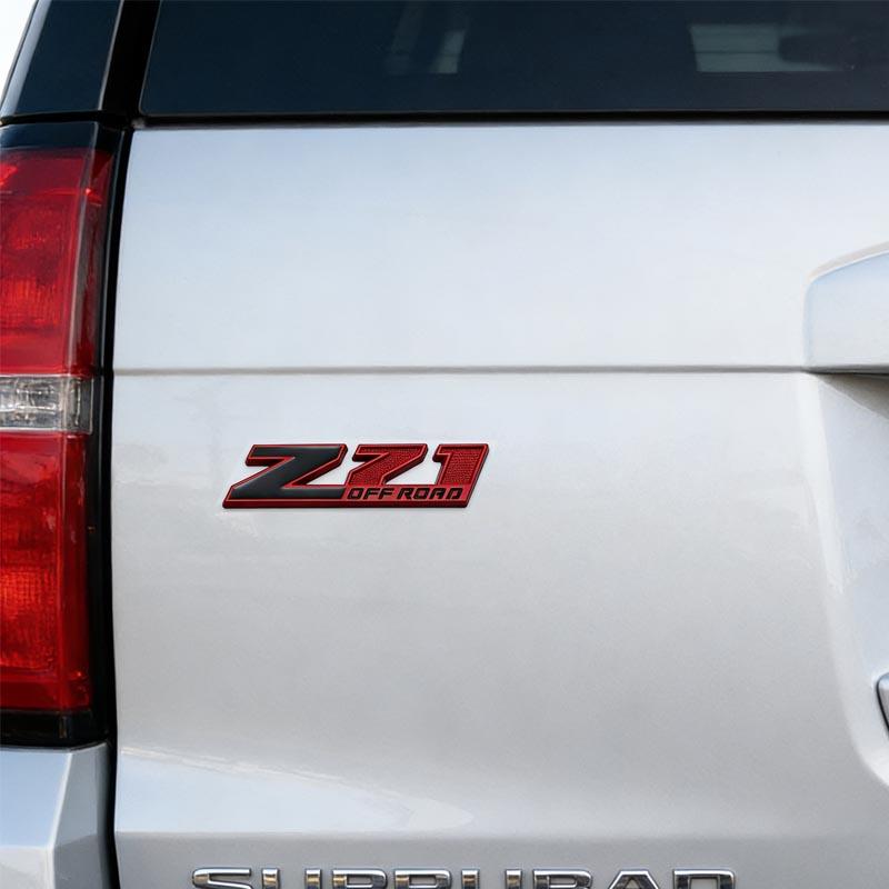 1Pc 3D Metal Car Fender Side Rear Trunk Emblem Badge Sticker Accessories