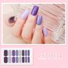 16 Strips Nail Polish Sticker Nail Stickers Set for UV Lamp Designer 3D Nails Polish Wraps Fashion Nail Art Sticker