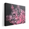 Art 420mm X Wall Wooden Stylish Interior Animal Panel, Painting, Decoration, Igsticker, 297mm, A3, Photo, Hanging, Frame, Decor, 023680, Pig,