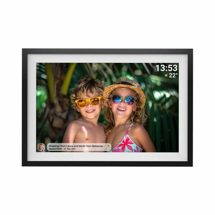 Cadre Photo Numérique Denver Pff-1016 10,1 Pouces Avec Wi-Fi Pour L'affichage De Photos