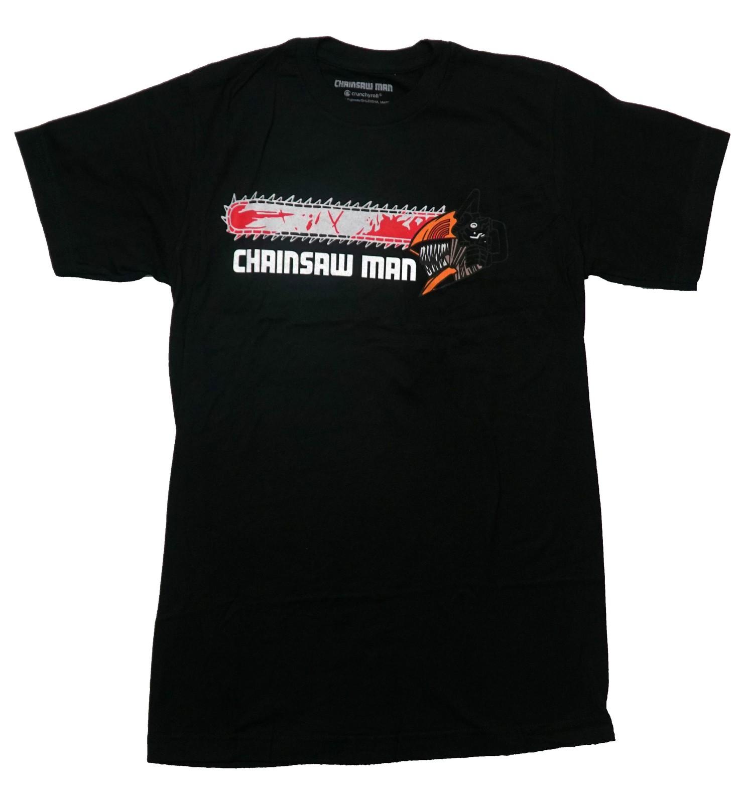 Chainsaw New Adult T-Shirt - Simple Chainsaw Man Logo Under Bloody Saw XXXXL