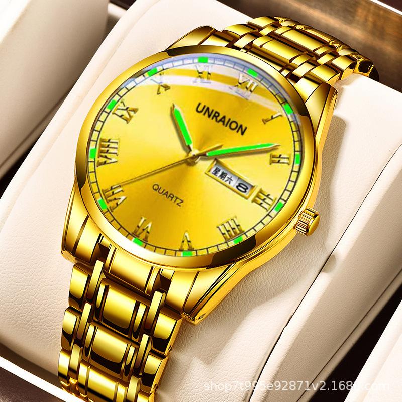 Men's Watches, Men's Doubles, Calendar Business Watches, Quartz Wristwatches