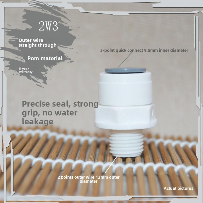 Gerader Ro Schnellanschluss 1/4" Schlauch 3/8" Außengewinde Innengewinde Kupplungsverbinder Wasserfilter Umkehrosmose Teile