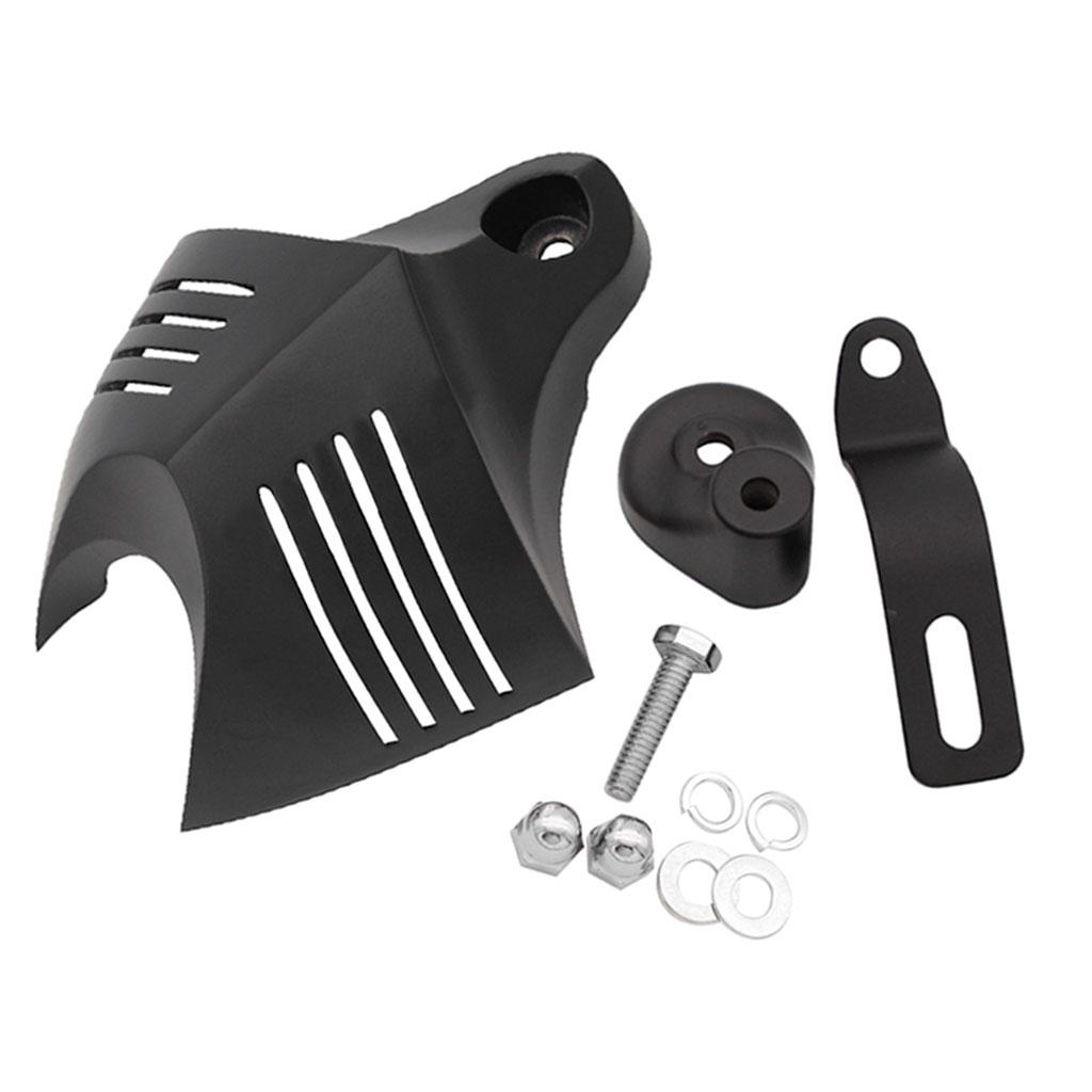 Motorcycle Accent Accessory V-Shield Horn Cover Protector for XL883 XL1200 Cruiser Chopper Bobber Cafe Racer