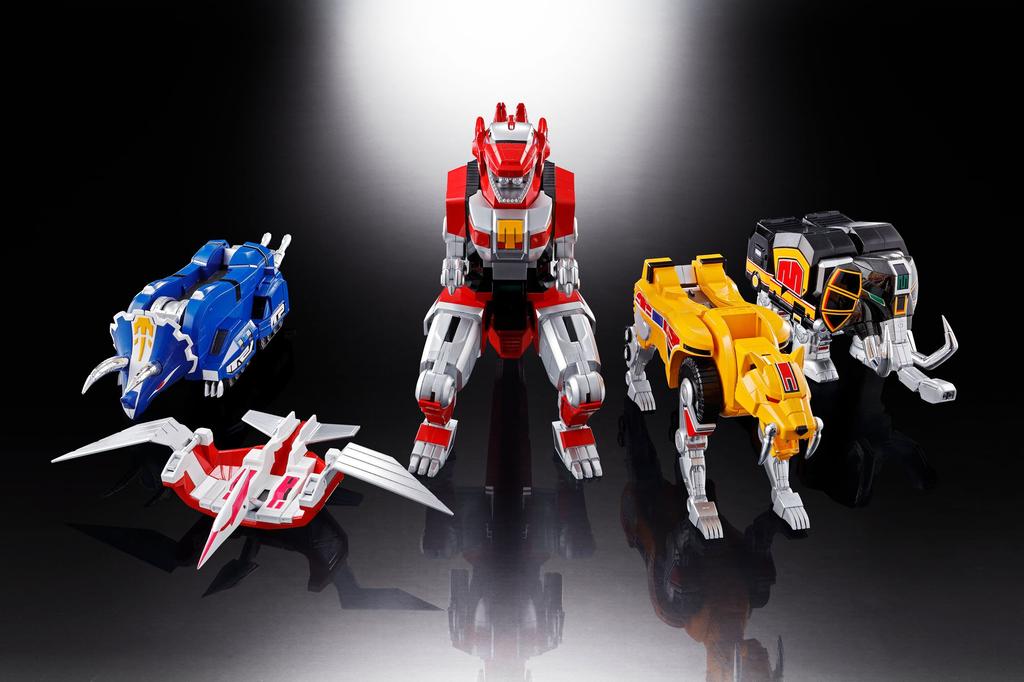 TAMASHII NATIONS Chogokin Damashii Kyoryu Sentai Zyuranger Daizyujin 260mm ABS PVC Malowana Figurka Akcji GX-72 Ok.. & Odlewany ciśnieniowo &