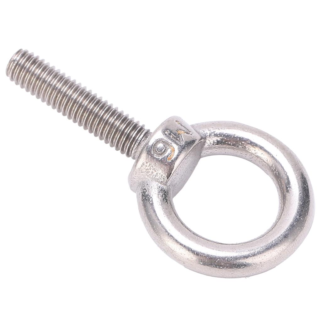 10Pcs Eye Bolt 304 Stainless Steel Lifting Round Ring Screw Fastener Hardware M6x25