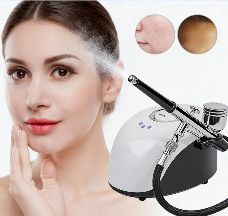 Nano Moisturizing Oxygen Sprayer Machine - 3-Speed Adjustable Facial Airbrush for Professional Skin Rejuvenation & Hydration | Home & Salon Use