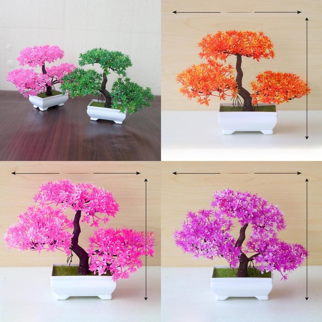 Artificial The Pine Greeting Guests With Injection Molding For Office Desk Decor