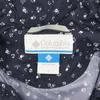 Columbia Floral Zip jacket L Navy Outdoor PL3992 Women Used