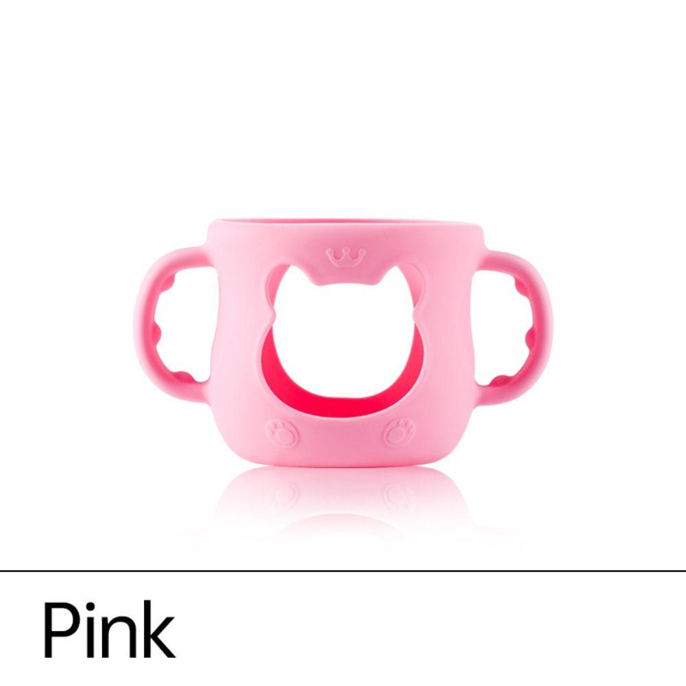 with Handles Baby Bottle Cover Anti Break Baby Bottle Holder Portable Silicone Sleeves  Nursing