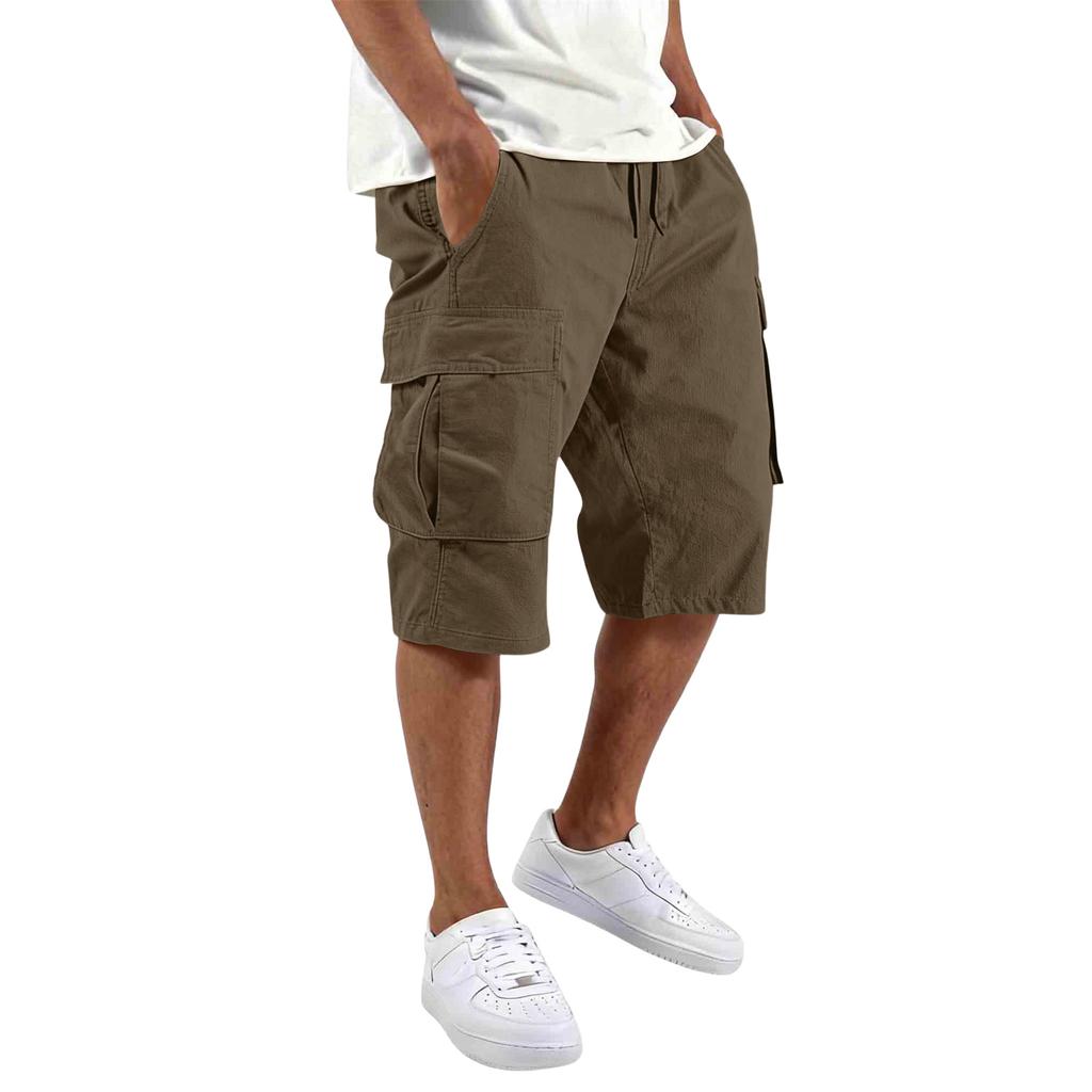Herren Freizeitarbeit Shorts mit Kordelzug und Tasche