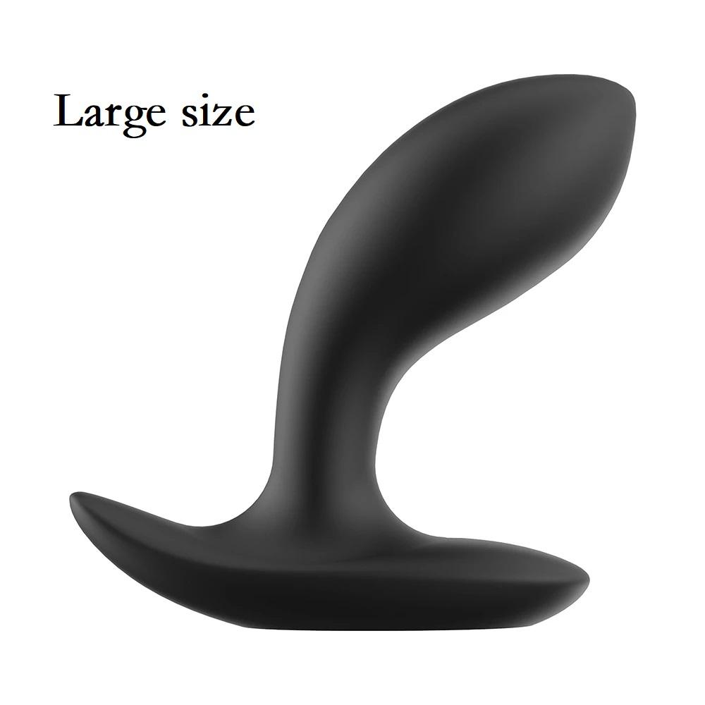 Silicone Anal Beads Butt Plug Training Set Huge Flared Base Wearable Hollow Anal Plug Prostate Massage G Spot Sex Toy Man Women