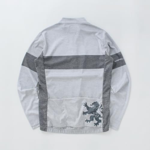 Kapelmuur Long Sleeve Denim Print Jersey with Stripes