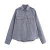 Autumn Retro Women's Plaid Shirt - European & American Street Fashion Casual Top