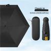 Mini Capsule Umbrella Portable Five Fold Umbrella Sun Rain Dual Use Sunshade Pocket Sun Umbrella Women Anti Sun Anti UV Fold Sma