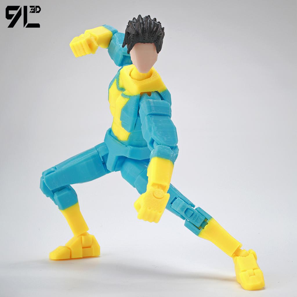 9L3D Light Mark Color Mark Figure T13 Dummy13 Lucky13 Tiant13 Creative Ornament Articulated Joints Toys Figure Collectible Model