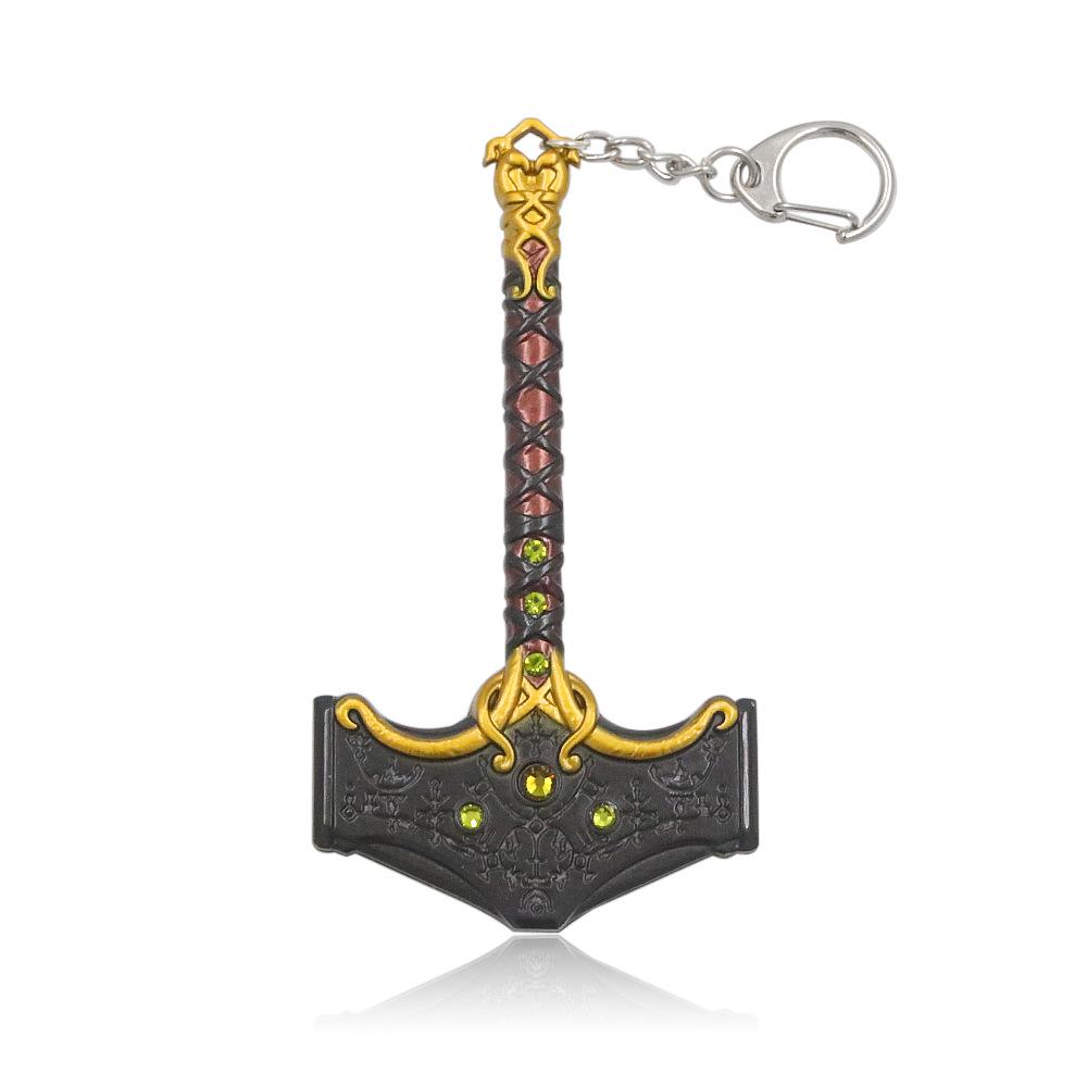 God of War 5 Kratos Chaos-Klingen Großschwert Axt Schlüsselanhänger Anhänger