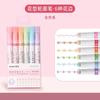 24/3 PCS Kawaii Flowers Line Shaped Highlighter Pens Roller Tip Curve Liner Marker For Writing Journaling Drawing Stationery