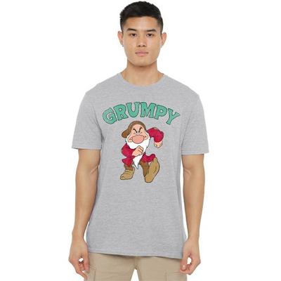 Disney Unisex Adult Snow White And The 7 Dwarfs Father's Day Grumpy Dad T-Shirt