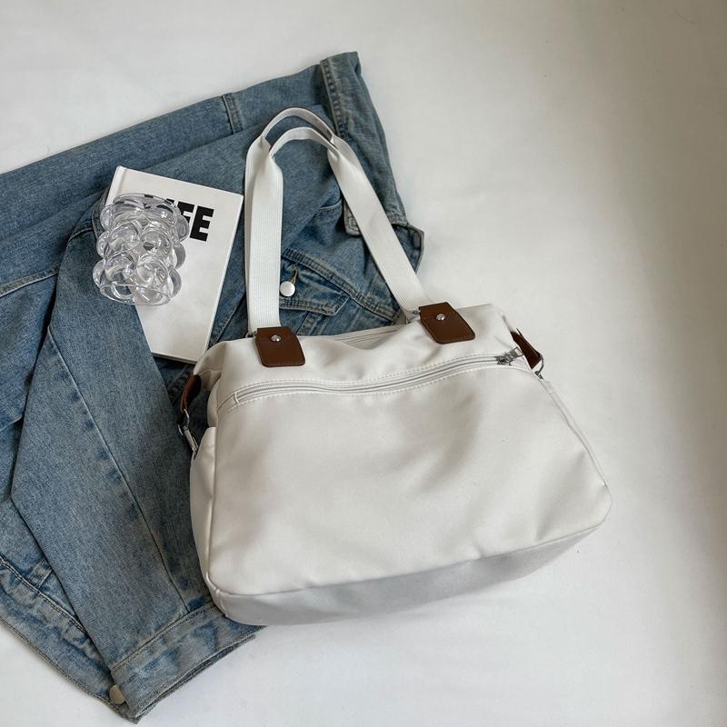 Leichte Canvas-Tragetasche für Damen mit großem Fassungsvermögen, Umhängetasche für Pendler