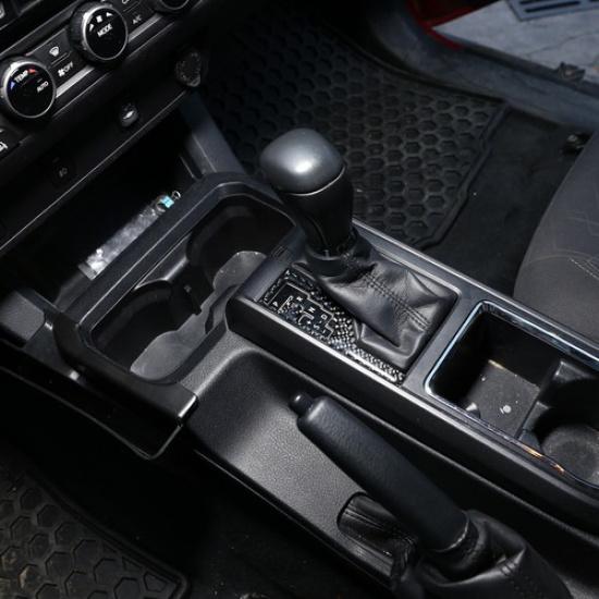 Real Carbon Fiber Gear Shift Panel Trim Decor Sticker For Toyota Tacoma 16-20