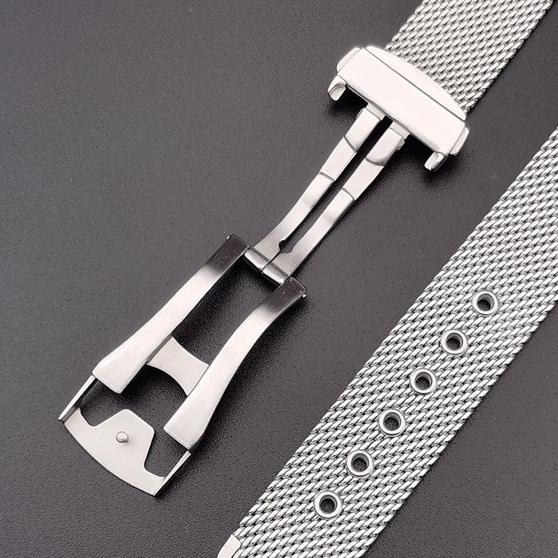Strap for Omega for Seamaster 300 007 Watch Band 20mm 22mm Stainless Steel Luxury Mesh Bracelet Business Watch Accessories2027.
