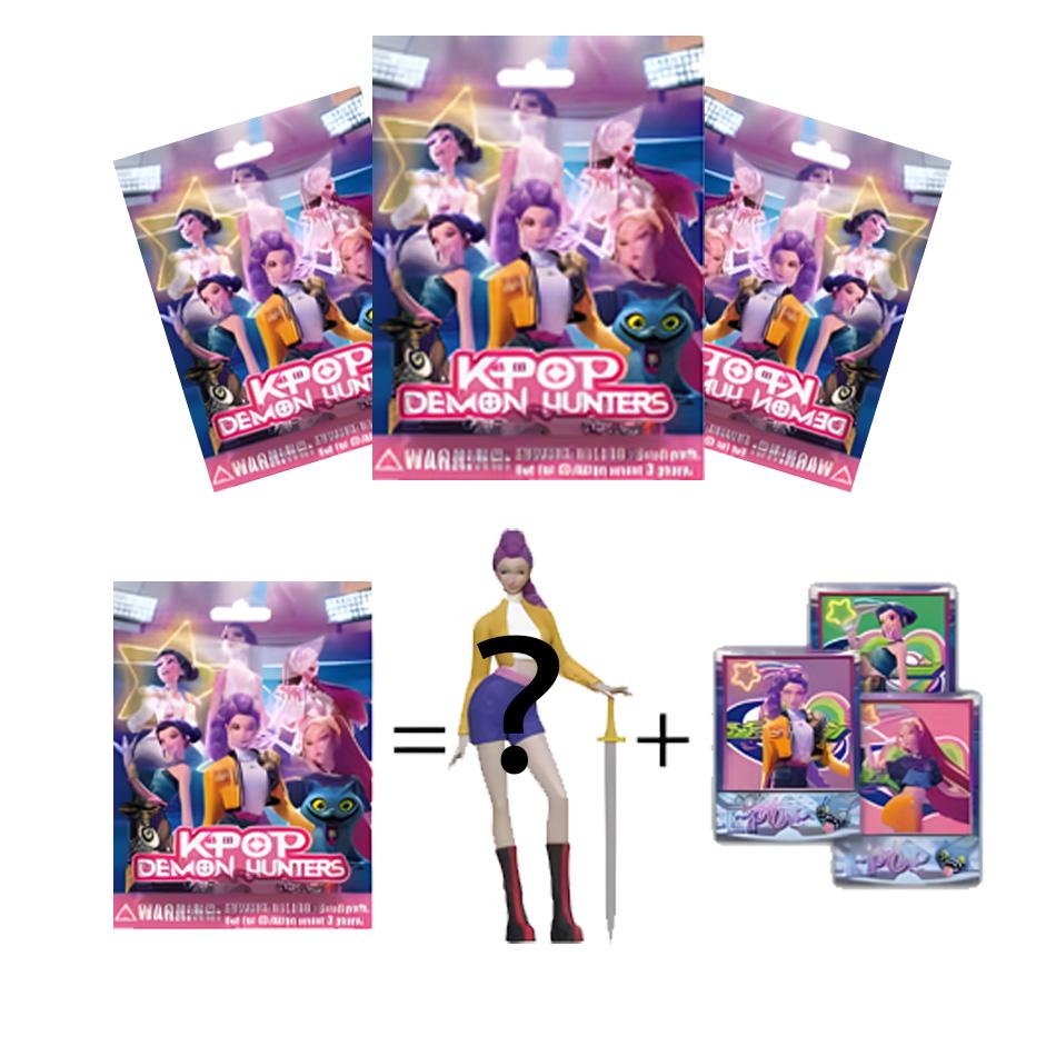 Dämonenjäger 1-12 Stück Blind Box Figur Spielzeug Derpys Tiger Rumi Mira Zoey Sussy Sammelfigur für Fans Geschenk