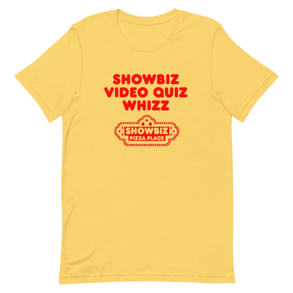 SHOWBIZ VIDEO QUIZ WHIZZ Pizza Palace Graphic Tee Shirt Unisex t-shirt XXXL