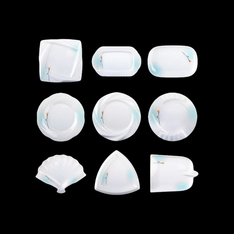 Irregular Melamine Restaurant Serving Plate