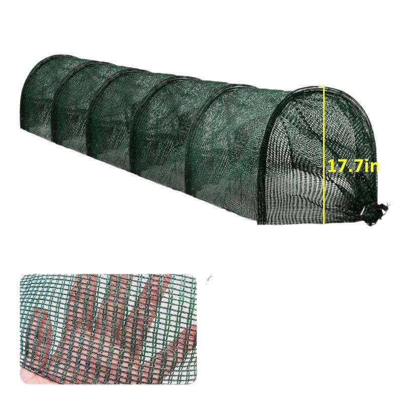 1PACK 2-in-1 tragbares Gewächshaus Sonnenschutz, 3 Meter langer Schnellverschluss Gartentunnel Sonnenschutzabdeckung