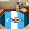 Slovakia's Bratislava Team Round mat, Anti-slip Circle Carpet Chair rug For livingroom,Bedroom, doormat home decor Gift Christmas Gifts