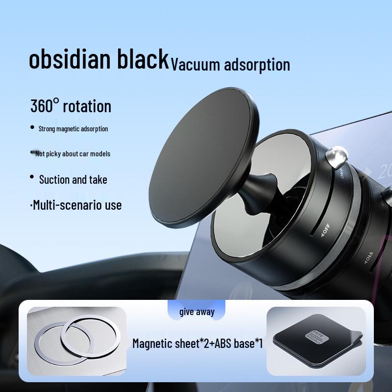 Magnetic 360° Rotating Car Phone Holder with Suction Mount
