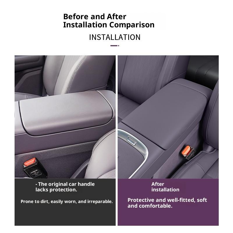 For Leapmotor B10 Special Armrest Box Cover Leather Protective Cover Pad Interior Modification Supplies