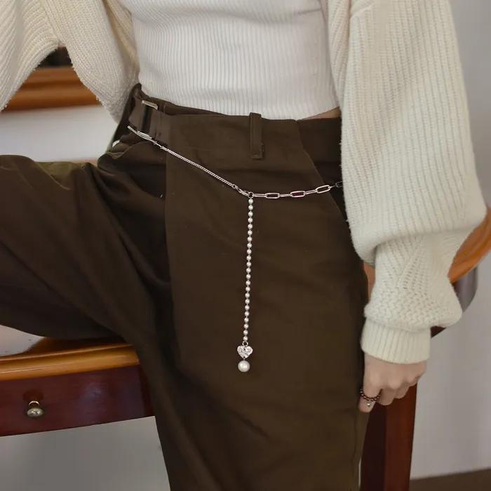 pearl point chain belt