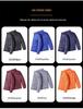 Herren Leichte Ultraleichte Winddichte Daunenjacke - Übergröße, Warm, Sportlich, Lässige Oberbekleidung für Frühling, Herbst, Frühwinter