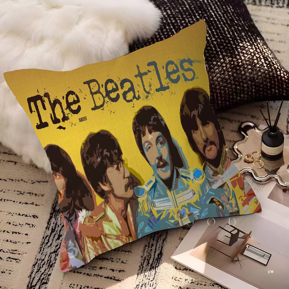 Rock Stand HD B-Beatles Kissenbezüge Heimtextilien Dekorative Kissenhülle Hochzeit Superweicher Kissenbezug