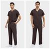 Unisex Plus Size Nurse and Salon Uniform Set - Various Colors Available