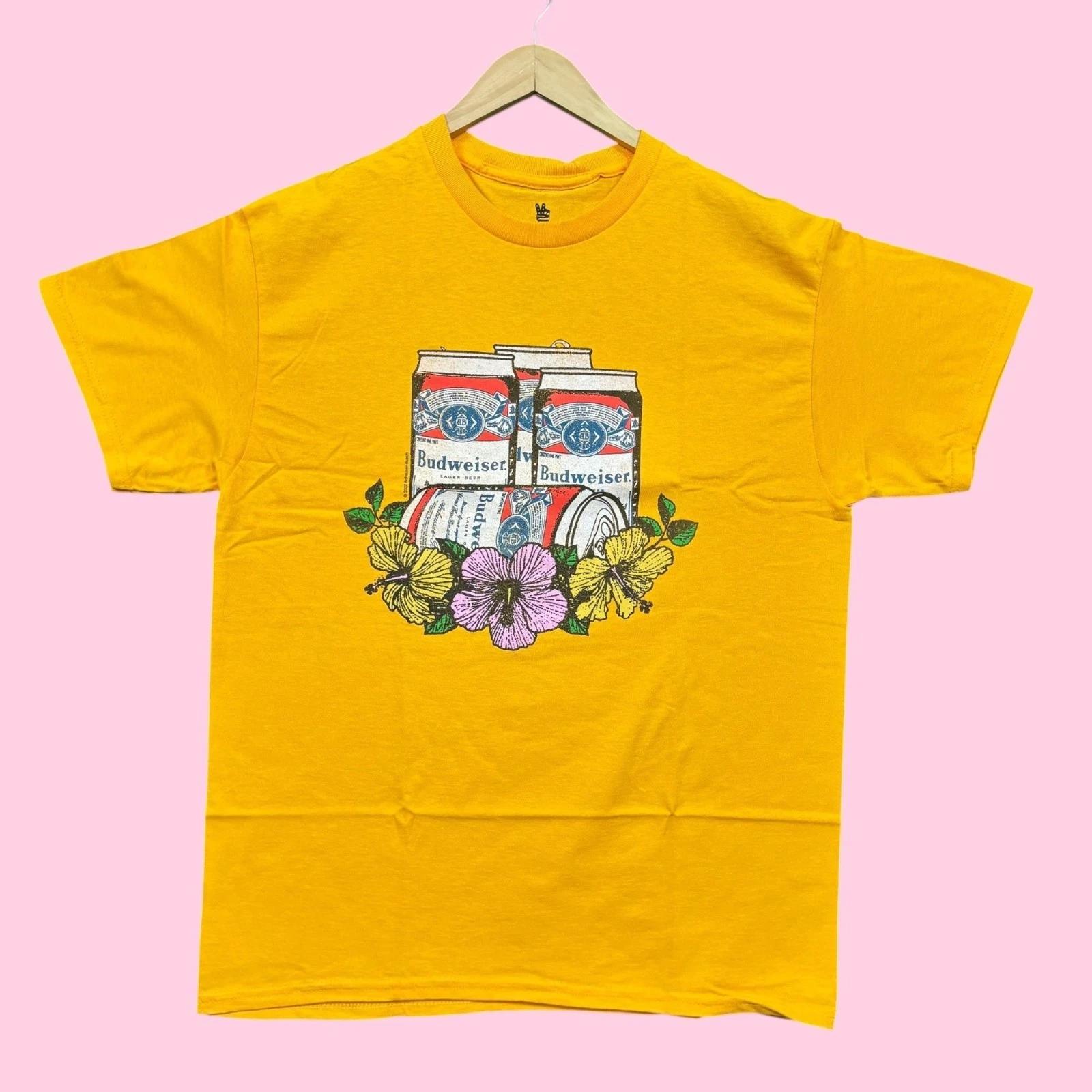 Budweiser King of Beers Label Poster Tee M 3XL