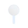 Round Handle Beauty Makeup Vanity Mirror - Portable Mini Handheld Mirror