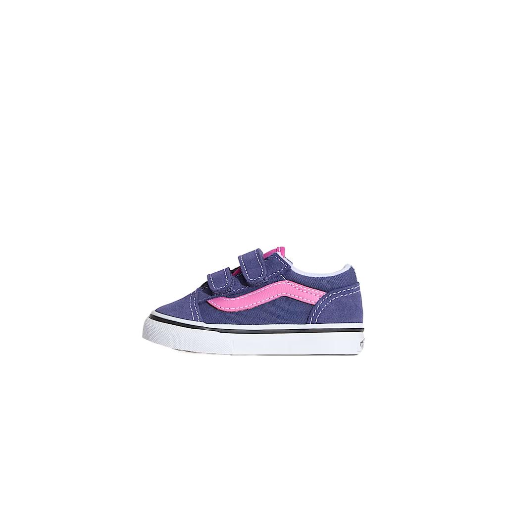 Vans Old Skool V Fashionable Versatile Trendy Comfortable Toddler Shoes Baby Shoes Purple VN000CTGDTW