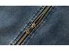 Giacca di Jeans Retro Usurata Stile Coreano con Patchwork a Coste