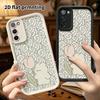 Phone Case: 2D Flat Samsung Galaxy A34 A35 M05 M06 S20 S22 S21 FE Plus 5G Protective Case, Tulip Little White Rabbit, Christmas and Halloween Gift