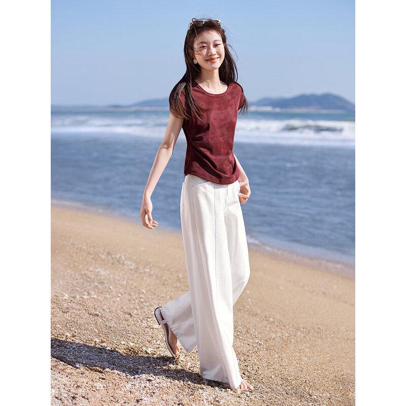 Mohanyimei 2026 Summer Tie-Dye Short Sleeve T-Shirt