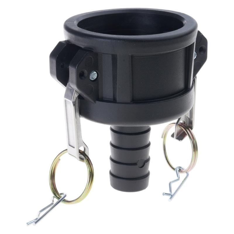 

IBC Tank Adapter 2Inch Male Fitting to 1Inch Garden Hose quick connecting Internal Fitting Enduring 1 чорний