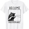 Werde unregierbar - Schwarze Katze beißt Hand Lustiges Meme T-Shirt