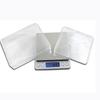 Pocket Digital Scale Electronic Weight Scales 3kg 0.1g / 500g 0.01g  Jewelry Scale Food Kitchen Balance Silver With 2 Tray