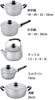Hokuriku Aluminum Anodized Femina Saucepan, 18cm, AKTG002