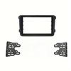 Double DIN Car Fascia for Volkswagen Skoda Seat Car Radio Frame Fascia Auto Frame Dash Kit Compatible with Caddy Touran Passat Tiguan