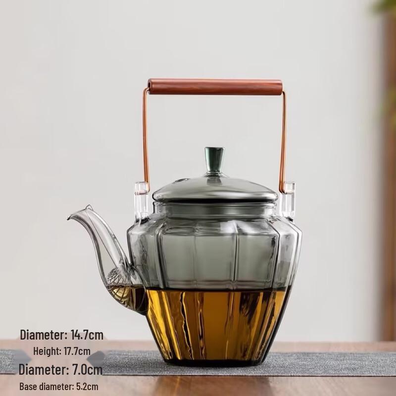 Yipan Diamond Beam Ceramic Teapot